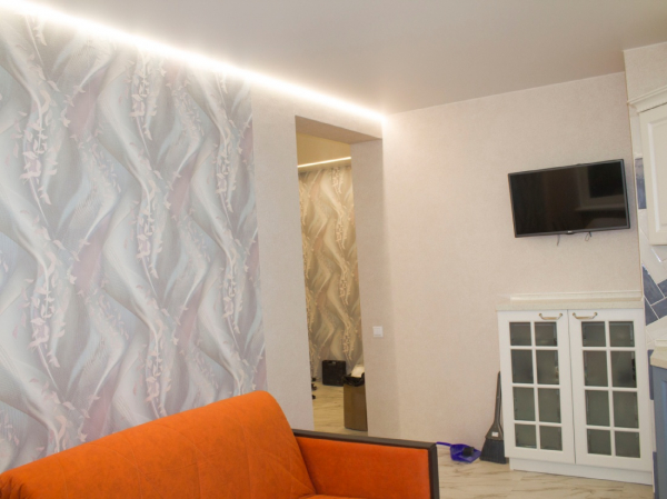 Парящий натяжной потолок